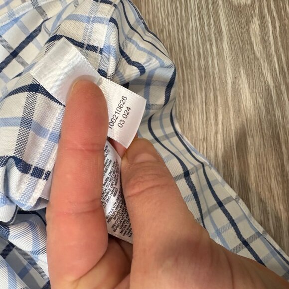 Brooks Brothers Plaid Slim Non-Iron Stretch Cotton Original Oxford Polo sz M - Picture 6 of 11